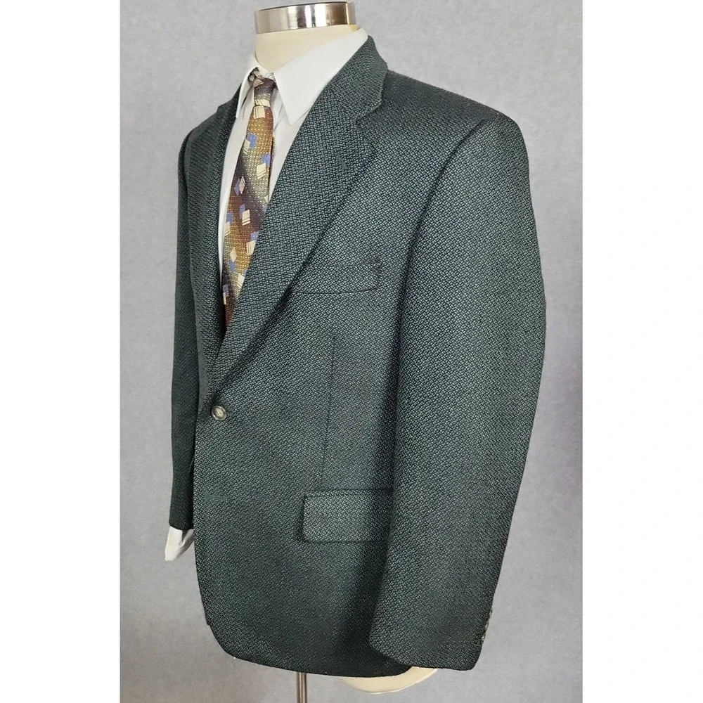 Magee Moriarty's Gap of Dunloe Green Blue Tweed Blazer Sport Coat Jacket 42S